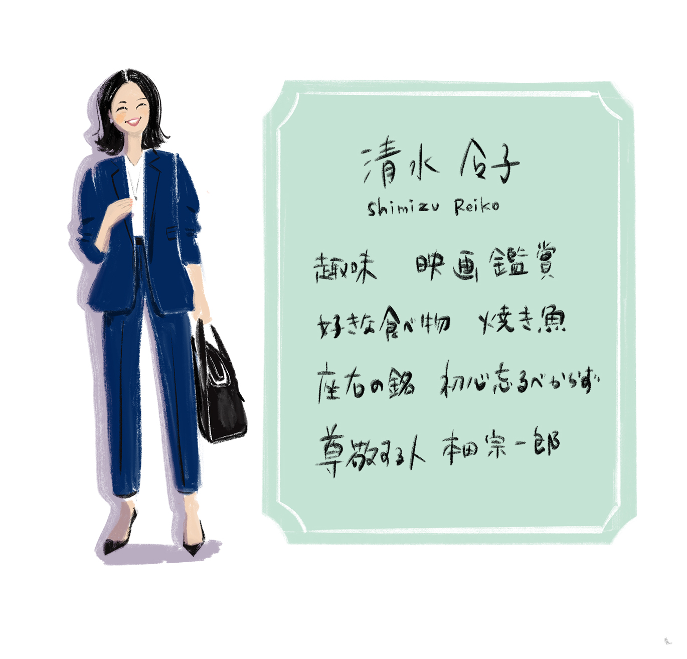 似顔絵イラスト描きました ~実績紹介を兼ねて異なるタッチ紹介と